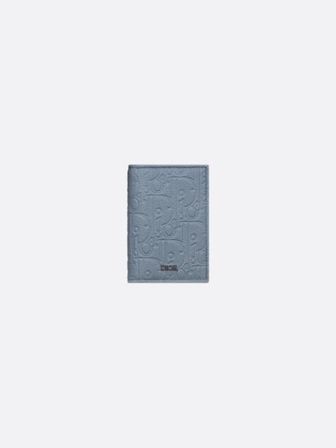 Dior Vertical Bifold Card Holder