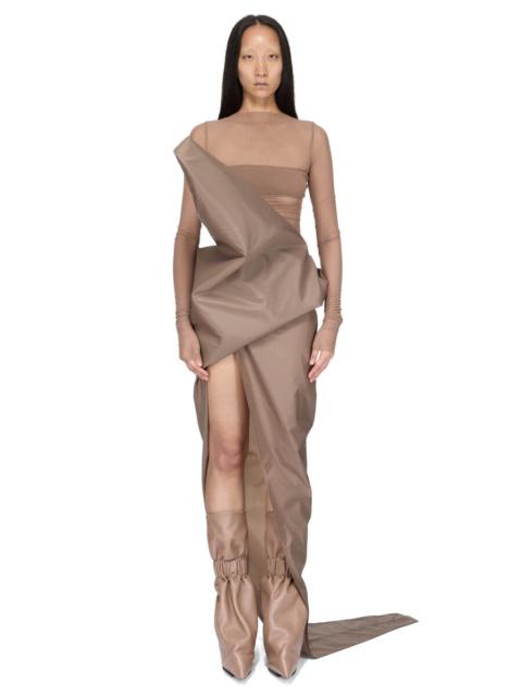 Rick Owens TEMPLE DRAPED SKIRT