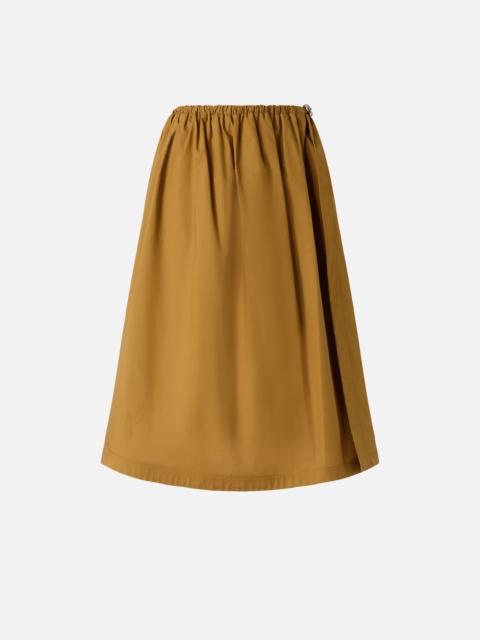PINKO MIDI SKIRT WITH SLIT AND TEXAN BUCKLE