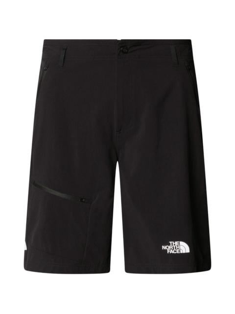 The North Face zip-up shorts