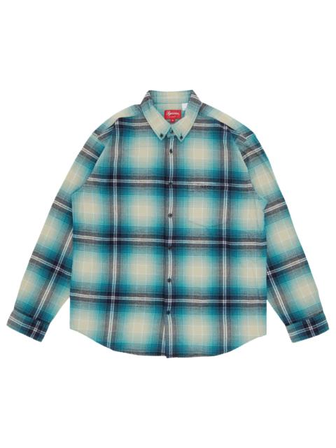 Supreme Shadow Plaid Flannel Shirt Blue Buy Supreme Shadow Plaid