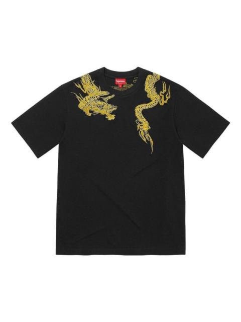 Supreme SS23 Week6 Dragon Wrap T-shirt 'Black' SUP-SS23-126