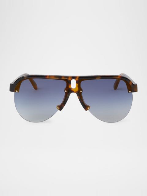 Palm Angels Trinity Aviator Acetate Sunglasses