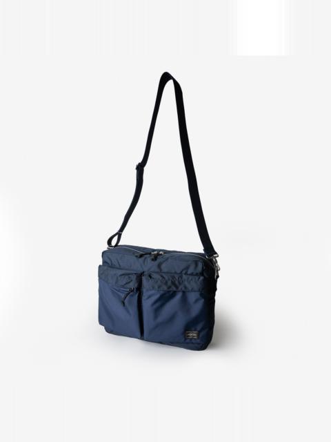 Iron Heart POR-FOR-SHL-NAV Porter - Yoshida & Co. - Force Shoulder Bag - Navy Blue