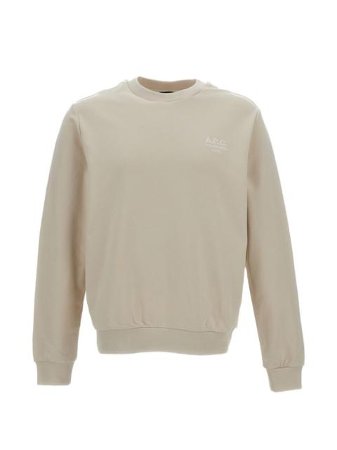 A.P.C. logo-embroidered sweatshirt