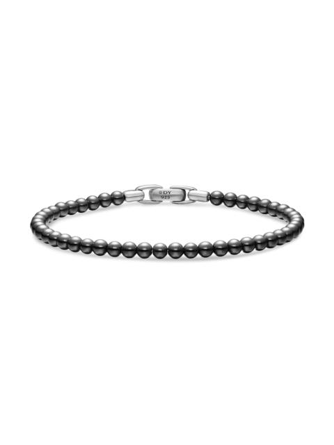 DAVID YURMAN Men's Spiritual Beads Bracelet - Hematine