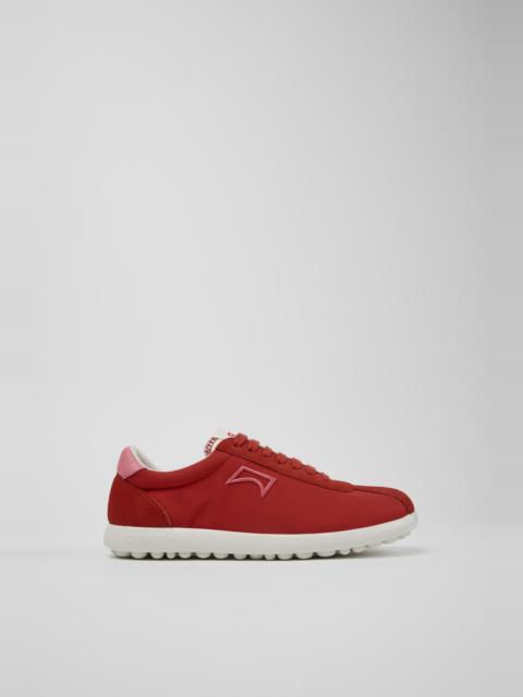 CAMPER Pelotas XLF Multicolor Textile and Nubuck Leather Sneakers for Women.