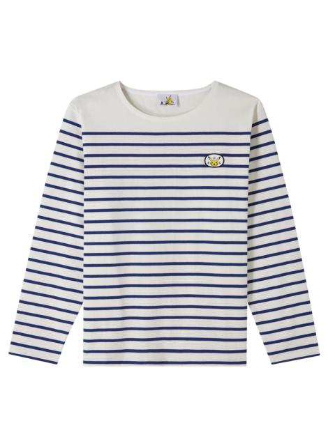 A.P.C. striped long-sleeve T-shirt | REVERSIBLE