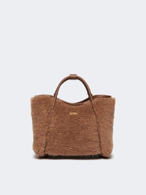 Max Mara TMARINXS Extra-small Teddy-fabric Marine Bag - CAMEL
