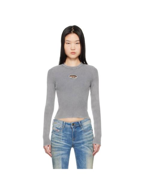 Diesel Gray M-Valary-R Sweater