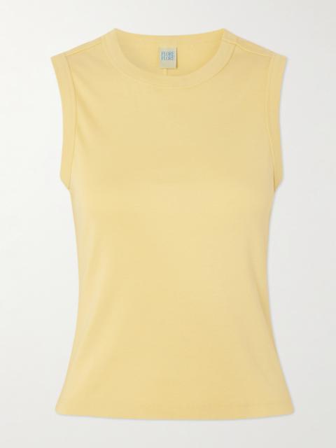 FLORE FLORE Esmé Ribbed Organic Cotton-jersey Tank