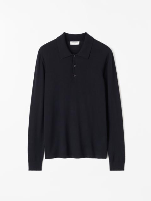 TIGER OF SWEDEN Eross Merino Wool Polo Shirt