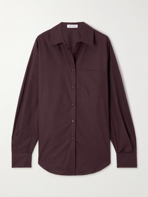 The Frankie Shop Lui Organic Cotton-poplin Shirt