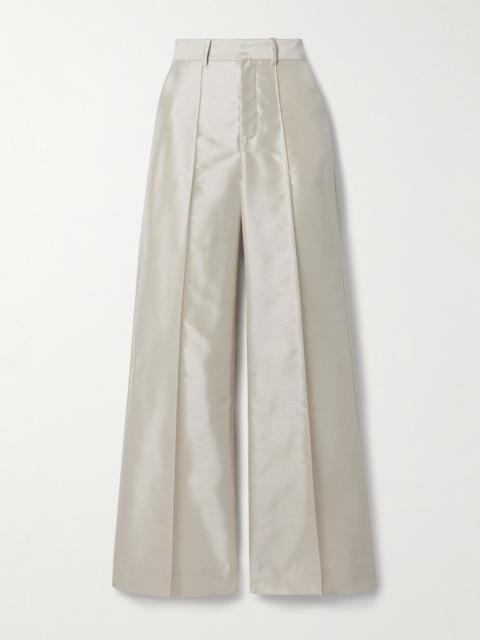 ROSIE ASSOULIN Dupioni Flared Pants