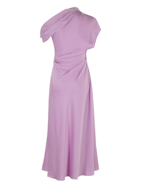 SIMKHAI draped one-shoulder dress