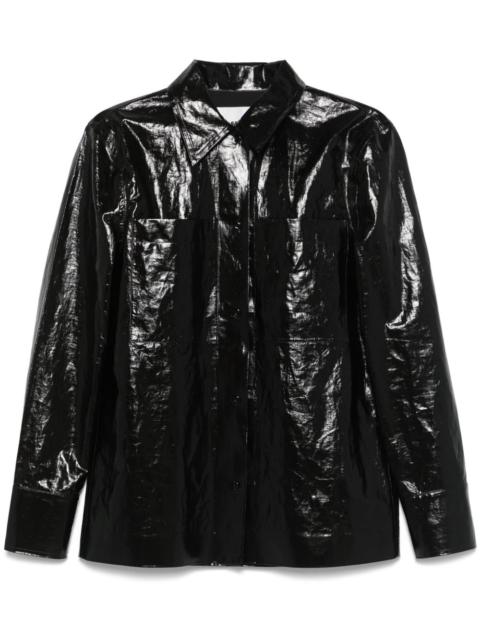 Jil Sander coated linen shirt