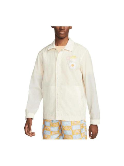 Nike Nike Sportswear Unlined Coaches Jacket 'Yellow' DM5055-113