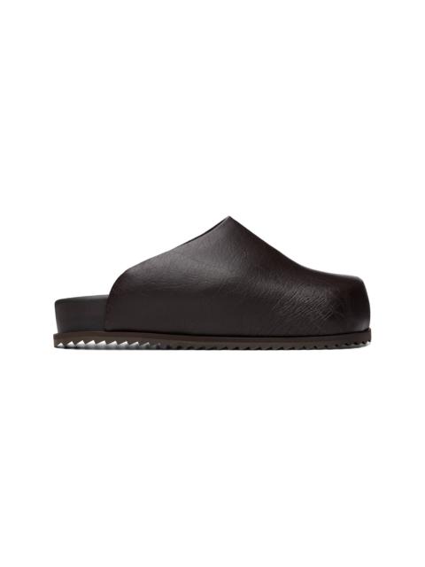 YUME YUME SSENSE Exclusive Brown Truck Slide Slip-on Loafers