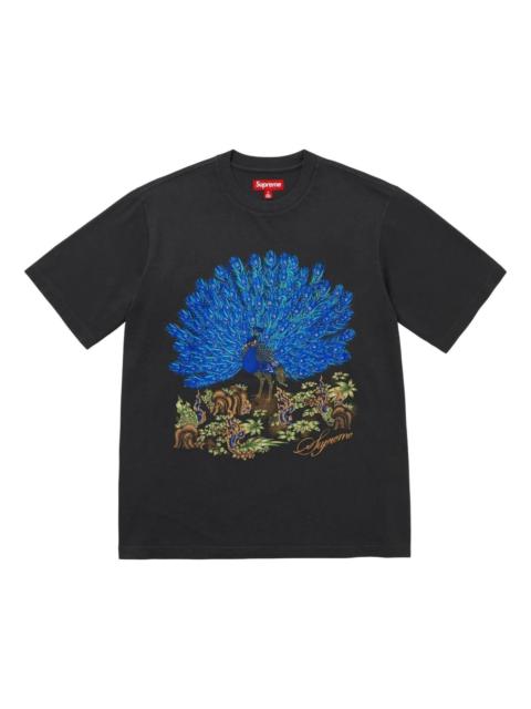 Supreme Supreme FW25 Peacock S/S T-Shirt 'Black' FW25KN96-BLACK
