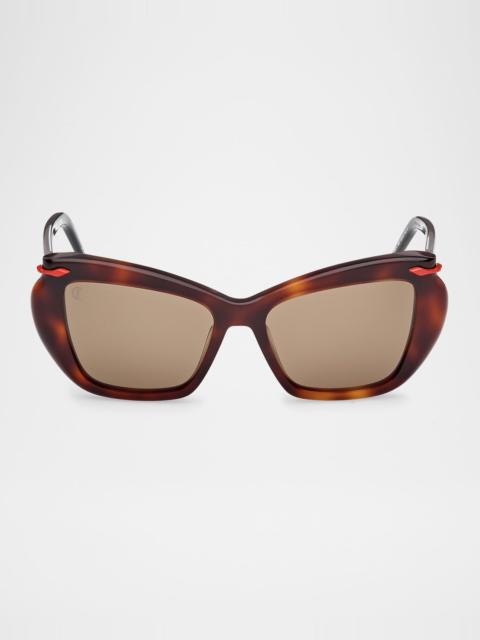Christian Louboutin Square Acetate Sunglasses
