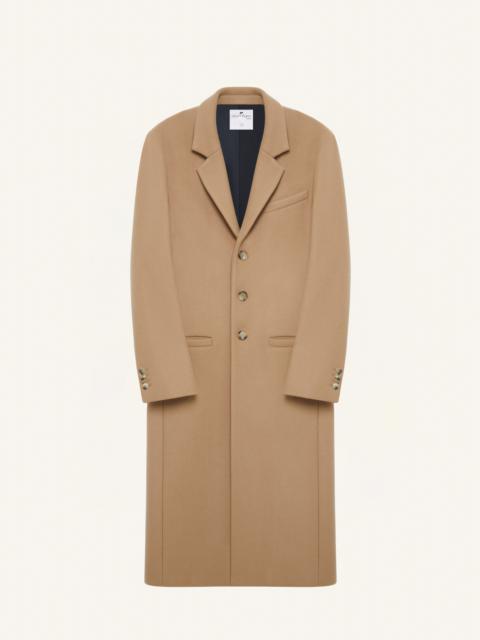 courrèges ZIPPED SLEEVES WOOL TAILORED COAT