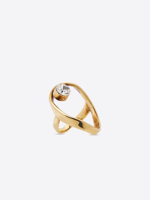 Dries Van Noten WAVED JEWEL RING