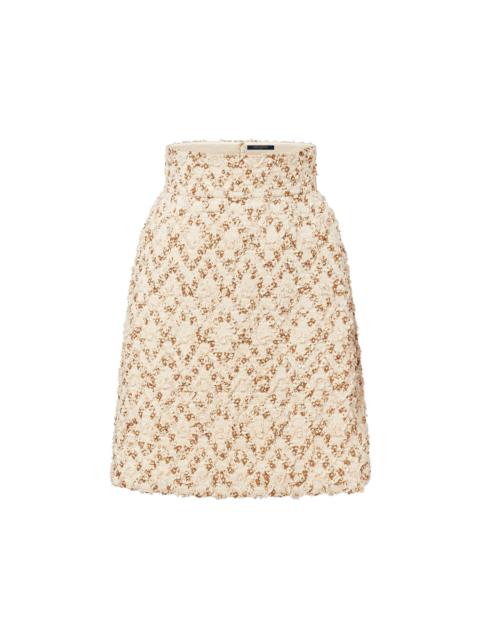 Louis Vuitton Zigzag Tweed Skirt