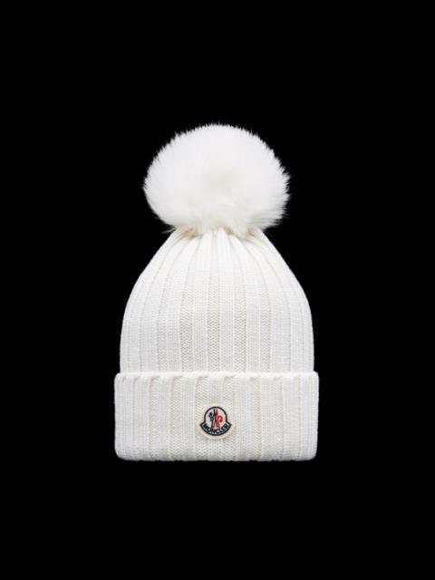 Moncler Beanie with Pom Pom