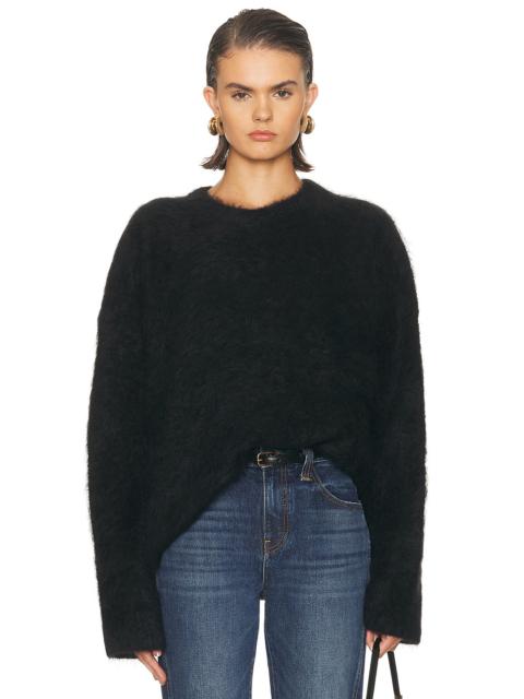 Boxy Alpaca Knit Sweater