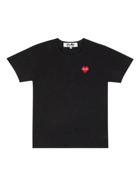 Comme des Garçons PLAY (WMNS) COMME des GARCONS PLAY FW25 x Invader Heart T-Shirt 'Black' AZ-T321-051-1