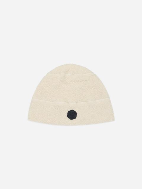 3sixteen Fleece Patchwork Beanie - Ecru