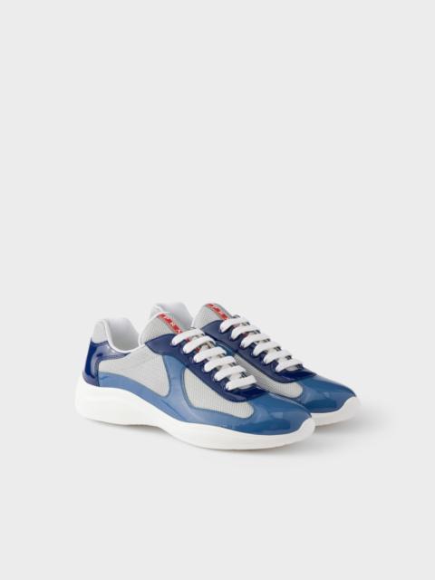 Prada Patent leather and technical fabric Prada America's Cup sneakers