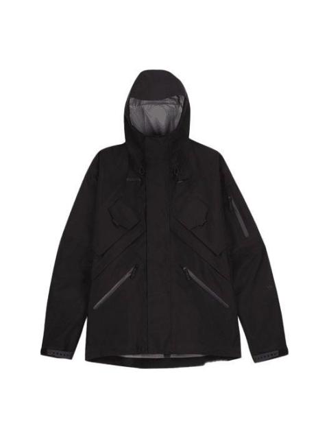Nike x Drake NOCTA Series Windproof Breathable Sports Hooded Jacket Asia Edition Black DA4114-010