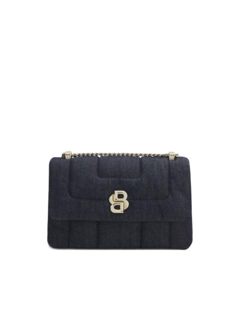 BOSS quilted denim shoulder bag