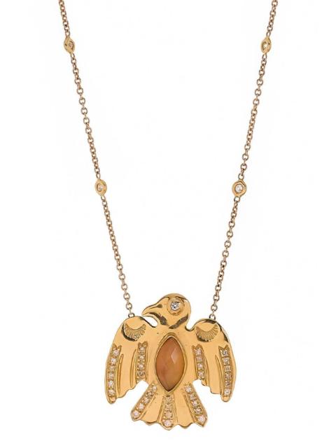 JACQUIE AICHE Opal Eagle Necklace
