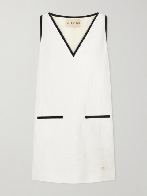 Sandro MINI KNIT DRESS WITH RUFFLES - SFPRO04119_20 | REVERSIBLE