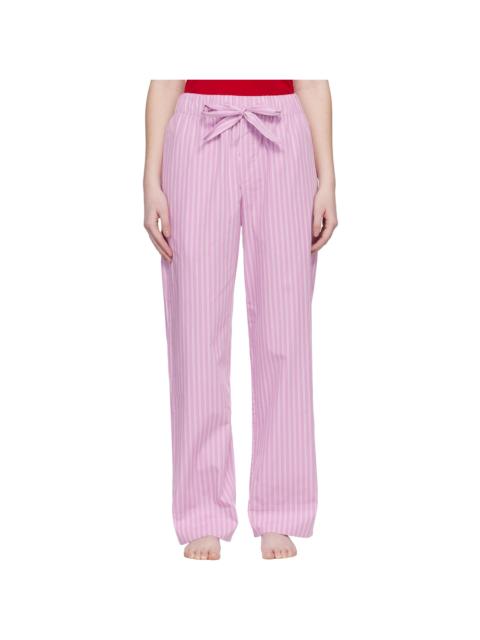 TEKLA Pink Poplin Pyjama Pants