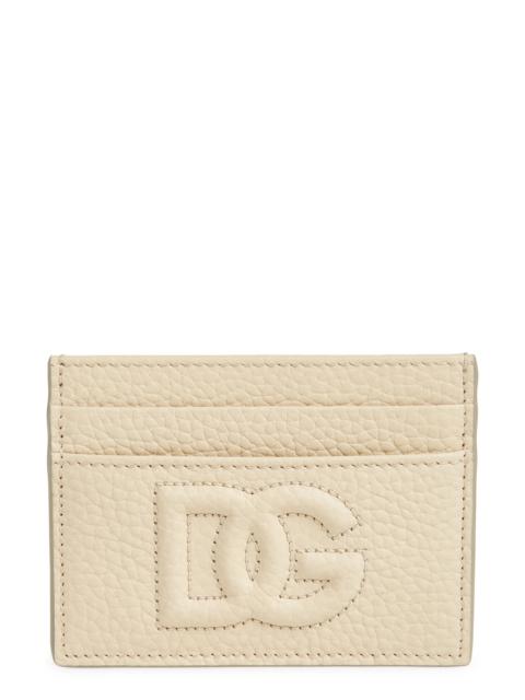 Dolce & Gabbana DG Puffy Logo Leather Card Case
