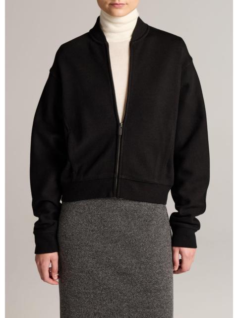 Vince Ponte Knit Bomber Jacket