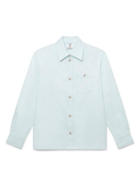 CASABLANCA Cotton Monogram Long Sleeve Shirt | Casablanca Paris