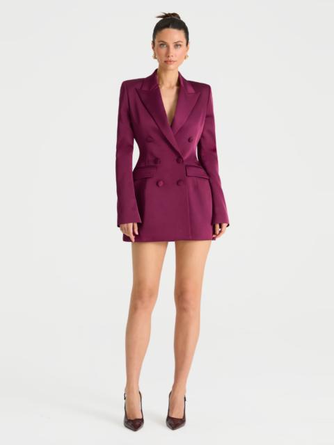 NADINE MERABI Monica Burgundy Blazer Dress