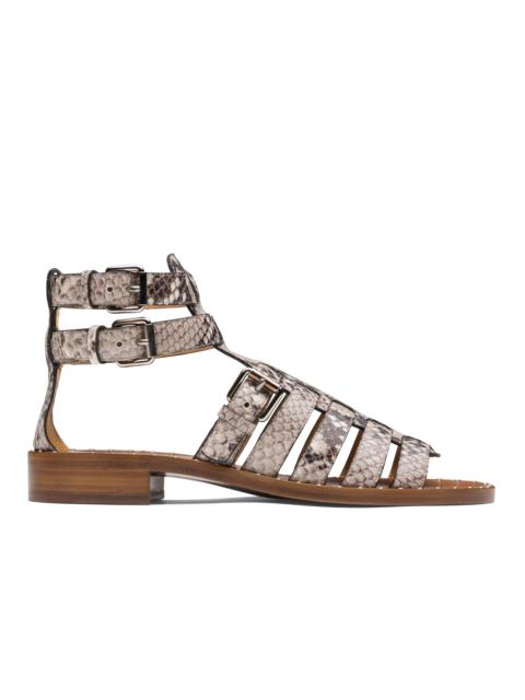 Church's Deb
Printed Python Gladiator Sandal Stone