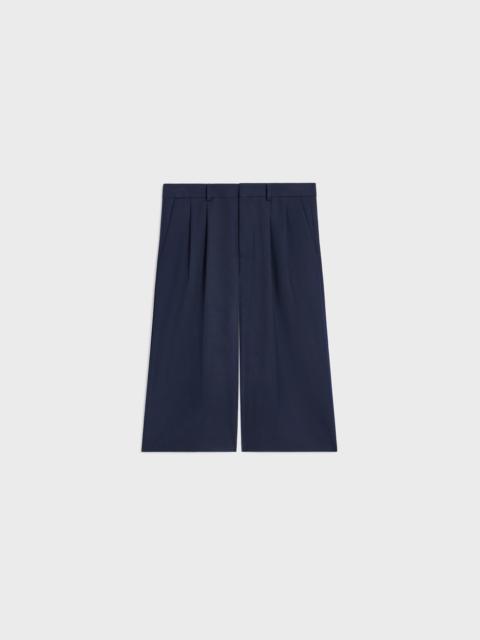 CELINE bermudas IN cotton and wool gabardine