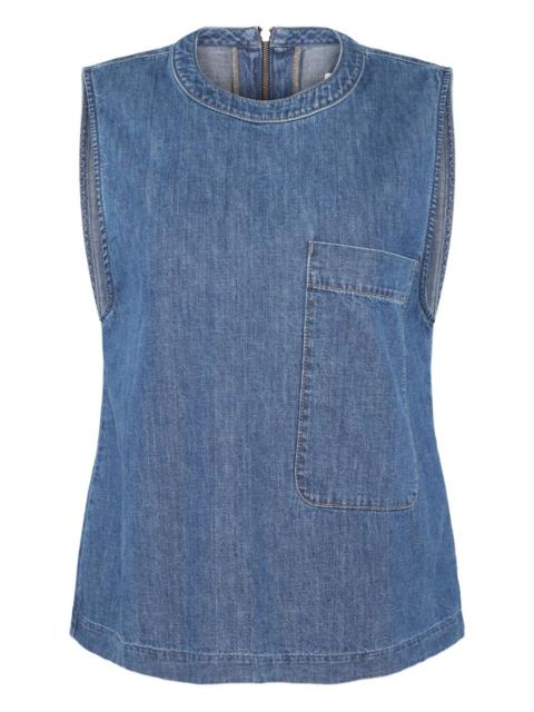 TWP denim pocket top