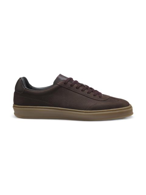 BOSS BOSS BY BECKHAM SNEAKERS IN TEXTURED NUBUCK LEATHER