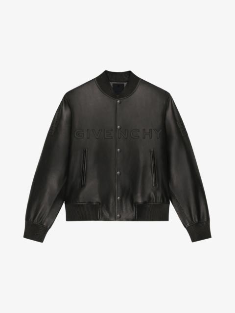 Givenchy GIVENCHY VARSITY JACKET IN LEATHER