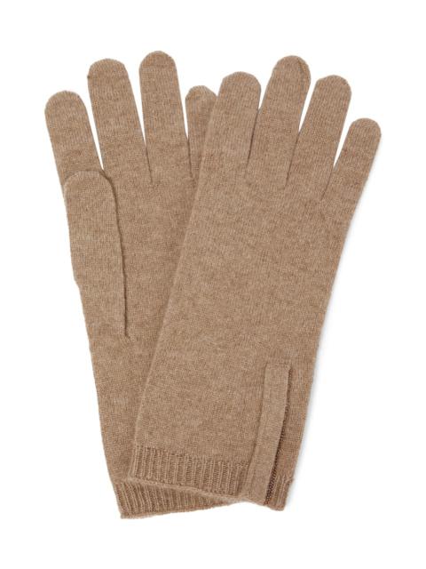 Embellished cashmere gloves