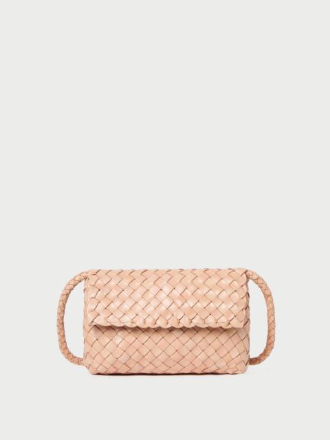 LOEFFLER RANDALL Vinnie Desert Sand Woven Crossbody