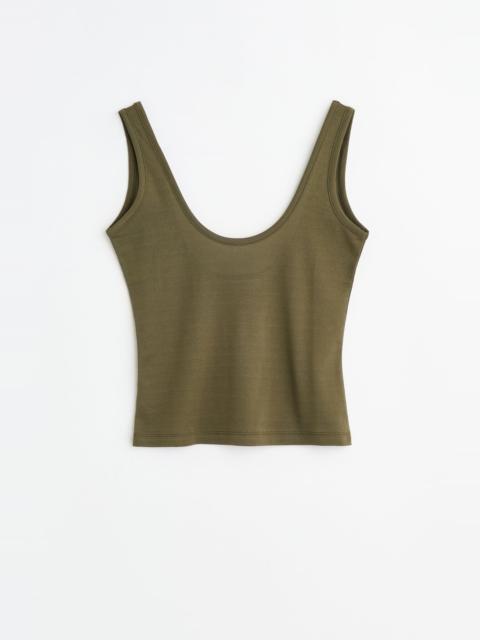 Our Legacy Blade Tank Faded Pine Pulse Rib