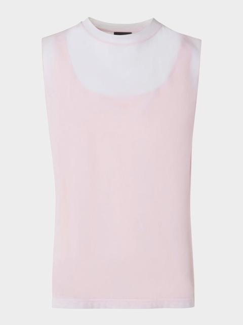 AKRIS Sleeveless Double Layer Techno Tulle Top